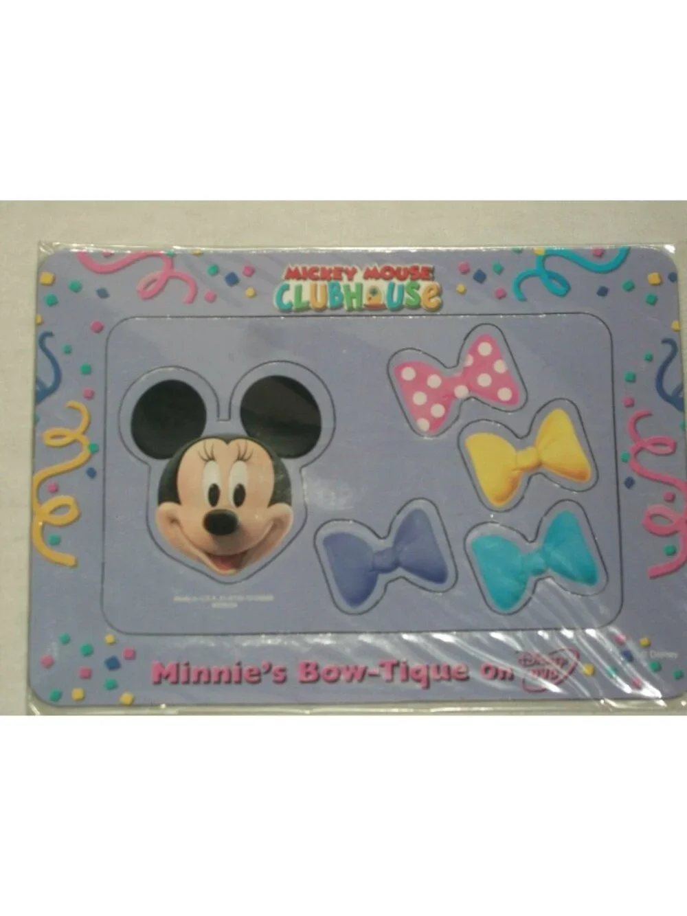 Disney Minnie Mouse Magnetic Picture Frame Mickey Clubhouse Bow-Tique Bows